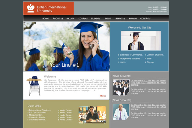 British International University Website