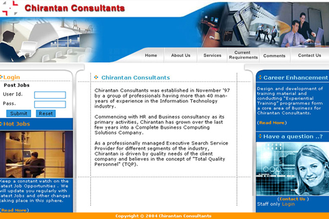 Chirantan Consultants Website