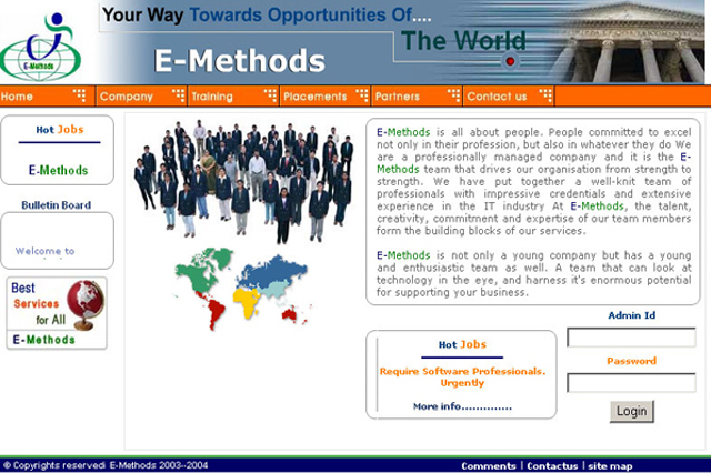 E Methods Website