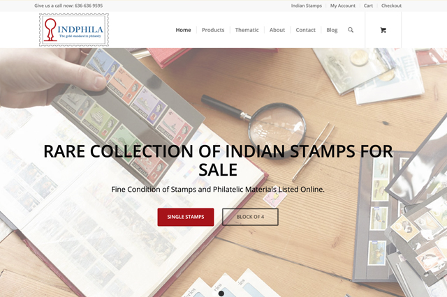 Indphila ecommerce Website